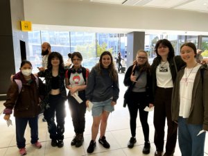 Sydney's group at MEL Airport